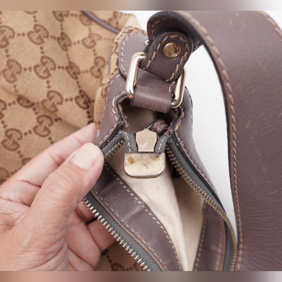 AF54❤️Gucci GG  Monogram Canvas Sukey hobo - Picture 15 of 15